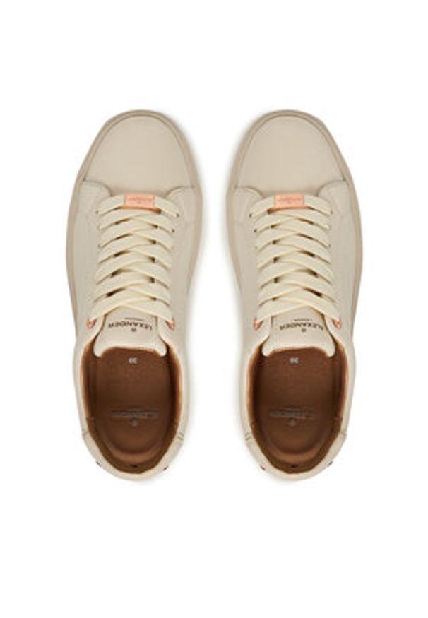 Alexander Smith Sneakersy London ALBCLHW-8012-TLI Biały. Kolor: biały. Materiał: skóra