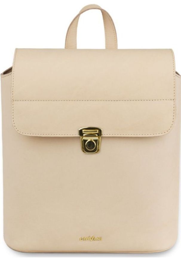 Giovani Beżowy plecak damski dominica - giovani. Kolor: beżowy