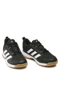 Adidas - adidas Buty Ligra 7 M FZ4658 Czarny. Kolor: czarny. Materiał: skóra #9