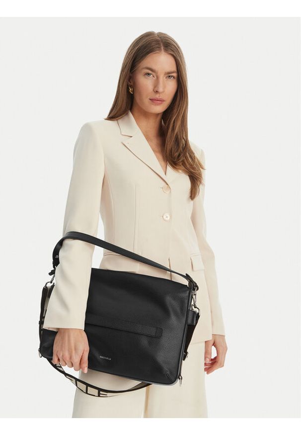 Coccinelle Torebka U6C Coccinellegretel E1 U6C 13 04 01 Czarny. Kolor: czarny. Materiał: skórzane