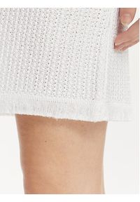 Luisa Spagnoli Spódnica mini Carapace 58326 Biały Regular Fit. Kolor: biały. Materiał: wiskoza