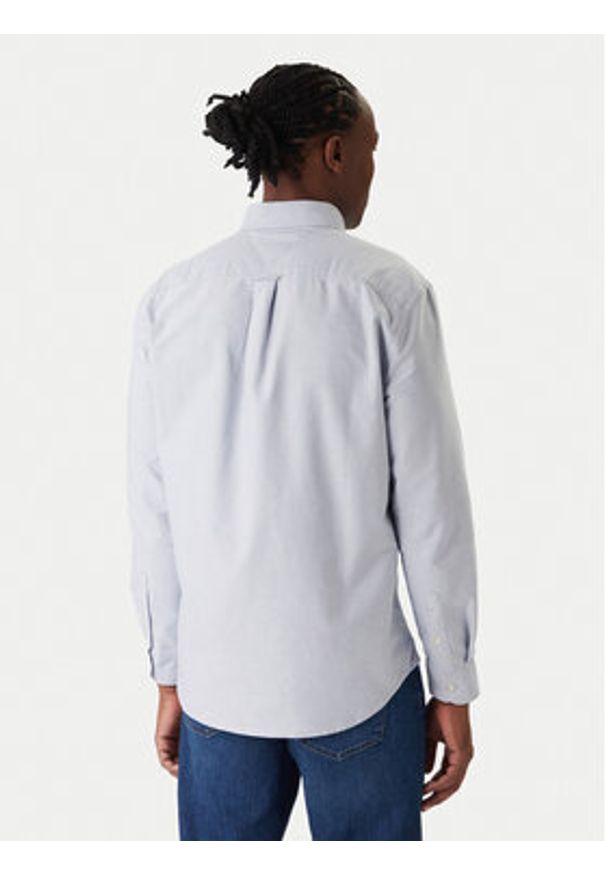 Tommy Jeans Koszula Oxford DM0DM22836 Niebieski Regular Fit. Kolor: niebieski. Materiał: bawełna