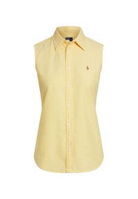 Polo Ralph Lauren Koszula 211968896004 Żółty Classic Fit. Typ kołnierza: polo. Kolor: żółty. Materiał: bawełna #4