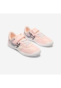 Decathlon - Buty dla dzieci Artengo TS 130. Zapięcie: rzepy. Kolor: biały, wielokolorowy, różowy, niebieski. Materiał: poliester