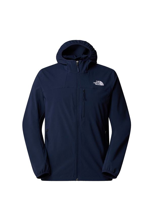Kurtka męska The North Face Nimble 0A8CD68K21 - granatowa. Typ kołnierza: kaptur. Kolor: niebieski. Materiał: materiał, poliester, elastan