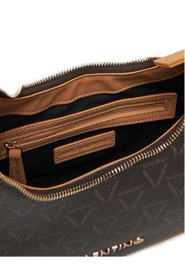 VALENTINO - Valentino Torebka Shelby VBS90A07LOG Brązowy. Kolor: brązowy. Materiał: skórzane