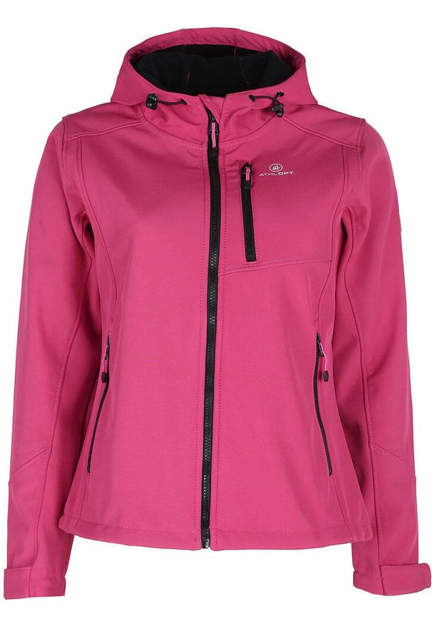 ZUMBA WEAR - Damska Kurtka Softshell Octavia Fuksja - Komfort i Styl. Kolor: różowy. Materiał: softshell. Sport: turystyka piesza