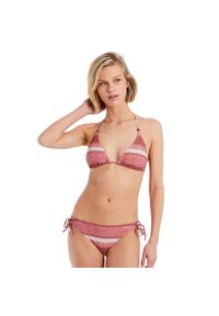 Damski 2-częściowy trójkątny kostium kąpielowy Protest Prtcitron 23. Kolor: pomarańczowy, brązowy, wielokolorowy. Materiał: poliamid #1