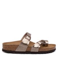 Birkenstock Japonki Mayari 1016409 Złoty. Kolor: złoty. Materiał: skóra #4