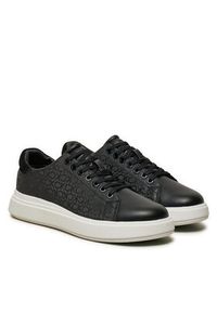 Calvin Klein Sneakersy Cupsole Lace Up Mono HW0HW02445 Czarny. Kolor: czarny. Materiał: skóra #3
