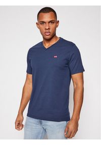 Levi's® T-Shirt Original Housemark Tee 85641-0002 Granatowy Standard Fit. Kolor: niebieski. Materiał: bawełna