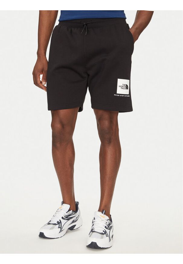 The North Face Szorty sportowe Nse Box NF0A8C1J Czarny Regular Fit. Kolor: czarny. Materiał: syntetyk, bawełna. Styl: sportowy