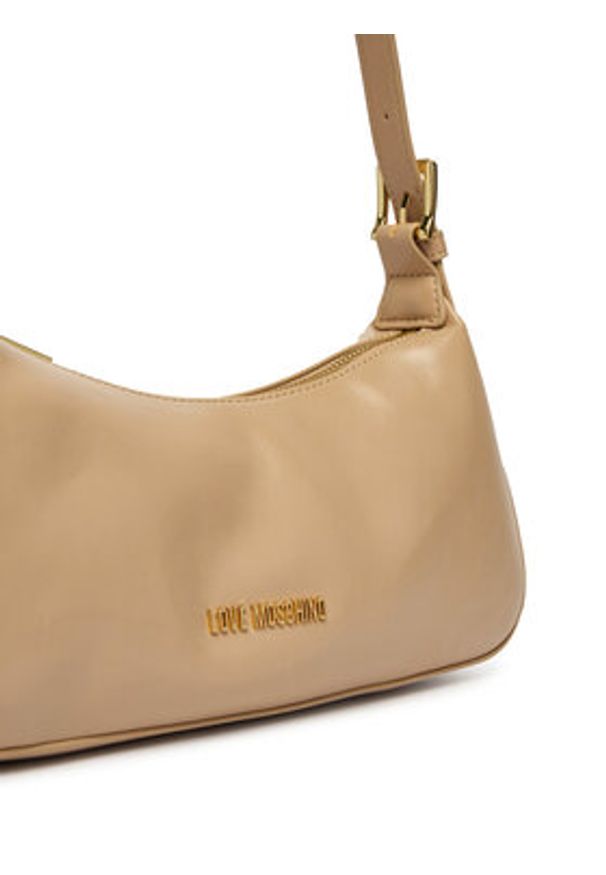 Love Moschino - LOVE MOSCHINO Torebka JC4390PP0OKO0209 Beżowy. Kolor: beżowy. Materiał: skórzane