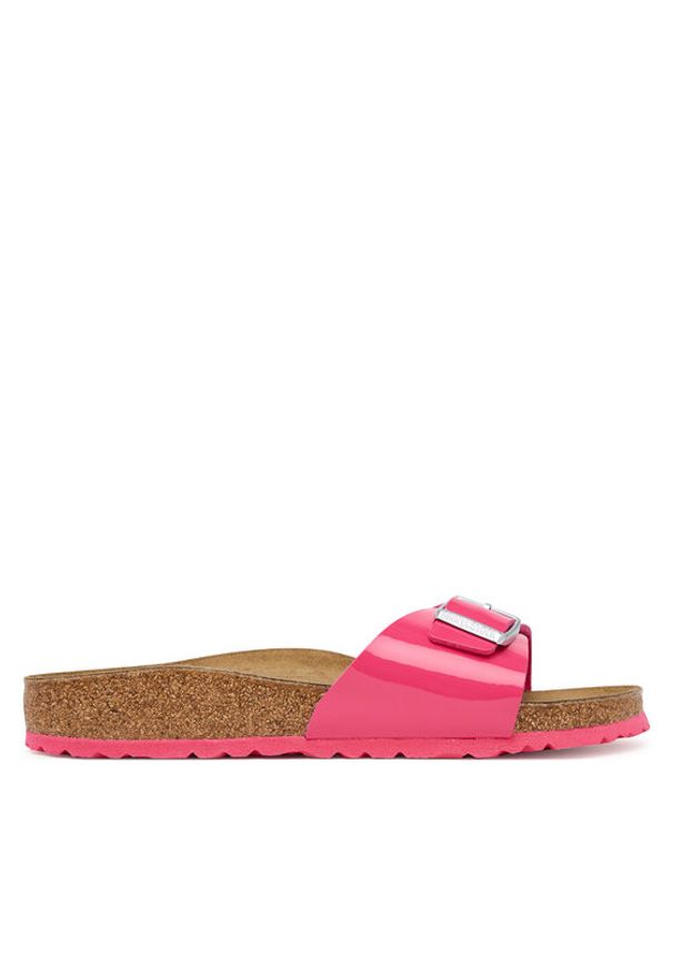 Birkenstock Klapki Madrid 1030872 Różowy. Kolor: różowy. Materiał: skóra