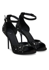 Love Moschino - LOVE MOSCHINO Sandały JA16119G0MJA0000 Czarny. Kolor: czarny. Materiał: skóra, zamsz #3