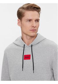 Hugo Bluza Daratschi214 50458700 Szary Regular Fit. Kolor: szary. Materiał: bawełna