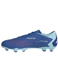Adidas - Buty piłkarskie adidas Predator Accuracy.3 L Fg M GZ0015 niebieskie. Zapięcie: sznurówki. Kolor: niebieski. Materiał: syntetyk, guma. Sport: piłka nożna #4