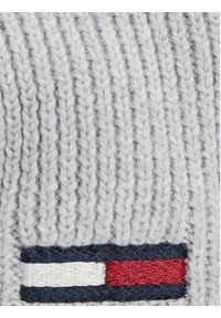 TOMMY HILFIGER - Tommy Hilfiger Opaska materiałowa Elongated Flag AW0AW16776 Szary. Kolor: szary. Materiał: materiał, bawełna #3