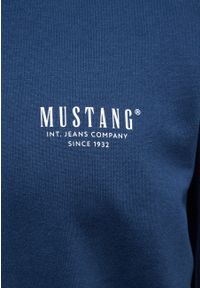 Mustang - MĘSKA BLUZA MUSTANG LOGO Clio Dress Blues 1014784 5334