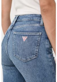 Guess jeansy damskie high waist. Stan: podwyższony. Kolor: niebieski #2