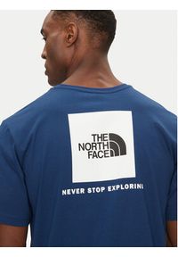The North Face T-Shirt Redbox NF0A87NP Niebieski Regular Fit. Kolor: niebieski. Materiał: bawełna