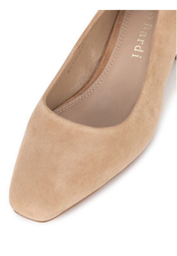 Sergio Bardi Czółenka WYL3739-2Z-SB Brązowy. Kolor: brązowy. Materiał: zamsz, skóra