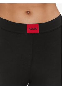 Hugo Legginsy Thermal 50492277 Czarny Slim Fit. Kolor: czarny. Materiał: syntetyk