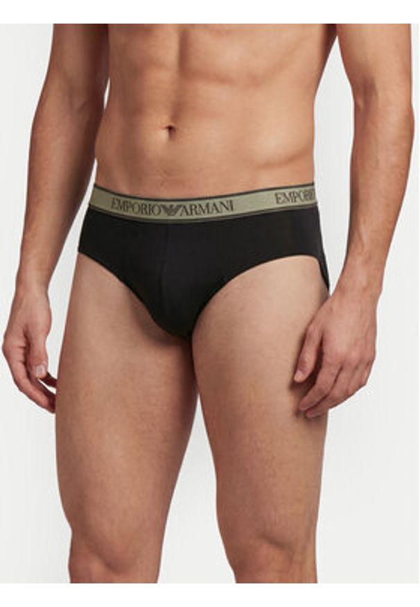 Emporio Armani Underwear Komplet slipów EM000369 AF20669 M7115 Kolorowy. Materiał: bawełna. Wzór: kolorowy