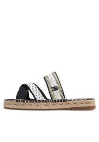 TOMMY HILFIGER - Tommy Hilfiger Espadryle Golden Webbing Sandal FW0FW07096 Granatowy. Kolor: niebieski. Materiał: materiał