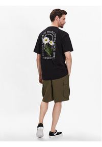 DC T-Shirt Too Serious ADYZT05239 Czarny Regular Fit. Kolor: czarny. Materiał: bawełna