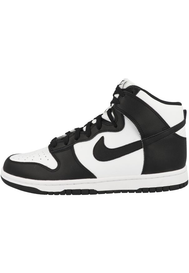 Buty koszykarskie męskie Nike Dunk High. Kolor: biały. Materiał: guma, syntetyk, tkanina, materiał