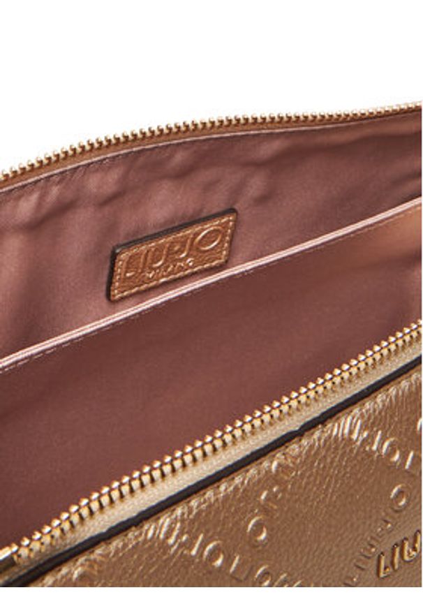Liu Jo Torebka Ecs S Crossbody AF5072 E0538 Złoty. Kolor: złoty. Materiał: skórzane