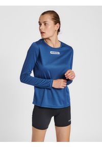 Damski jersey z długim rękawem Hummel Te Tola. Kolor: niebieski. Materiał: jersey. Długość rękawa: długi rękaw. Długość: długie. Sport: fitness