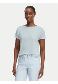 Marella Bluzka Accorta 2615971052 Błękitny Regular Fit. Kolor: niebieski. Materiał: wiskoza #1