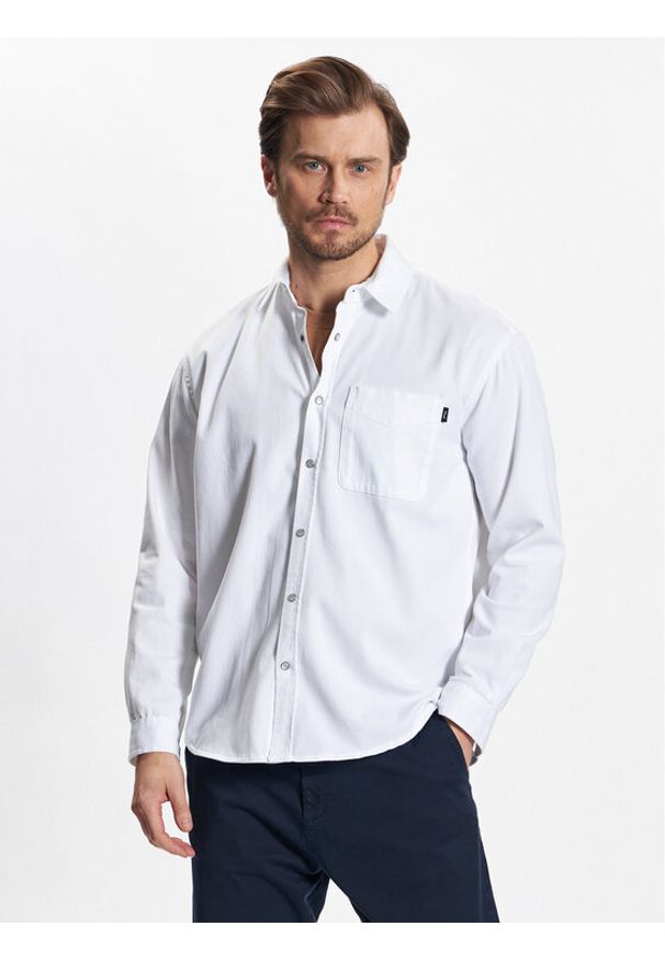 LTB Koszula Jason 61018 14274 Biały Regular Fit. Kolor: biały. Materiał: bawełna