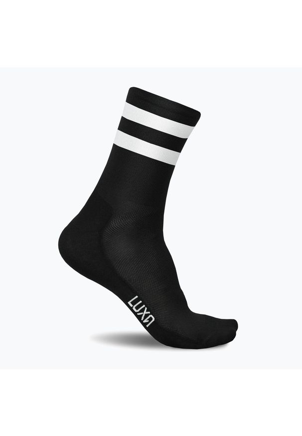 LUXA - Skarpety rowerowe Luxa Night. Kolor: czarny, wielokolorowy, biały. Materiał: poliamid, elastan. Sport: kolarstwo