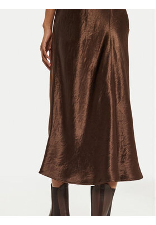 Max Mara Leisure Sukienka koktajlowa Talete 2426226028 Brązowy Regular Fit. Kolor: brązowy. Materiał: satyna. Styl: wizytowy