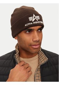 Alpha Industries Czapka 168910 Brązowy. Kolor: brązowy. Materiał: akryl, materiał