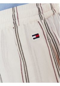 TOMMY HILFIGER - Tommy Hilfiger Spodnie piżamowe UW0UW05612 Écru Regular Fit. Materiał: wiskoza