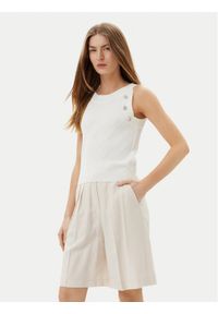 Artigli Top ACMA001879 Kremowy Regular Fit. Kolor: kremowy. Materiał: wiskoza #1
