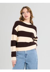 Sinsay - Sweter - khaki. Kolor: brązowy