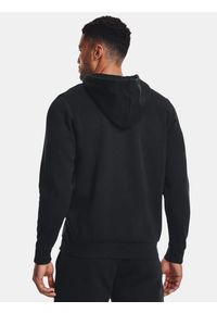 Under Armour - Bluza fitness męska UNDER ARMOUR Icon Fleece Full-Zip Hoodie z kapturem. Typ kołnierza: kaptur. Kolor: czarny. Sport: fitness