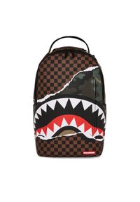 SPRAYGROUND Plecak Tear It Up Camo Backpack 910B5930NSZ Brązowy. Kolor: brązowy. Materiał: skóra