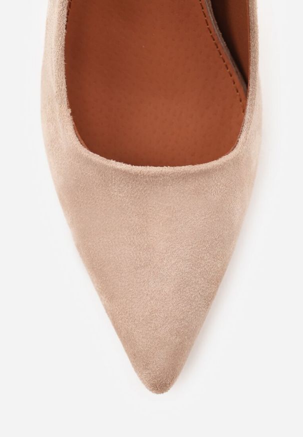 Renee - Ciemnobeżowe Szpilki Vices w Klasycznym Stylu ze Skórzaną Wkładką Verile. Okazja: na wesele, do pracy, na spotkanie biznesowe, na ślub cywilny. Kolor: beżowy. Materiał: skóra. Obcas: na szpilce. Styl: klasyczny. Wysokość obcasa: średni