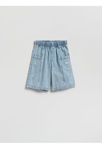 Reserved - Jeansowe szorty - niebieski. Kolor: niebieski. Materiał: jeans #1