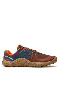 Merrell Buty do biegania Trail Glove 7 J068137 Brązowy. Kolor: brązowy. Materiał: materiał #1