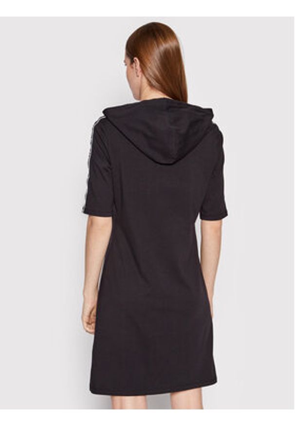 DKNY Sukienka codzienna DD2AN706 Czarny Regular Fit. Okazja: na co dzień. Kolor: czarny. Materiał: bawełna. Typ sukienki: proste. Styl: casual
