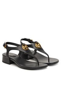 MICHAEL Michael Kors Sandały Mckenzie 40T6MZFS1L Czarny. Kolor: czarny. Materiał: skóra #2