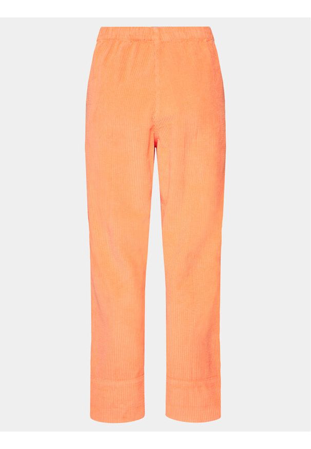 AMERICAN VINTAGE - American Vintage Spodnie materiałowe Padow PADO137E24 Pomarańczowy Relaxed Fit. Kolor: pomarańczowy. Materiał: bawełna. Styl: vintage