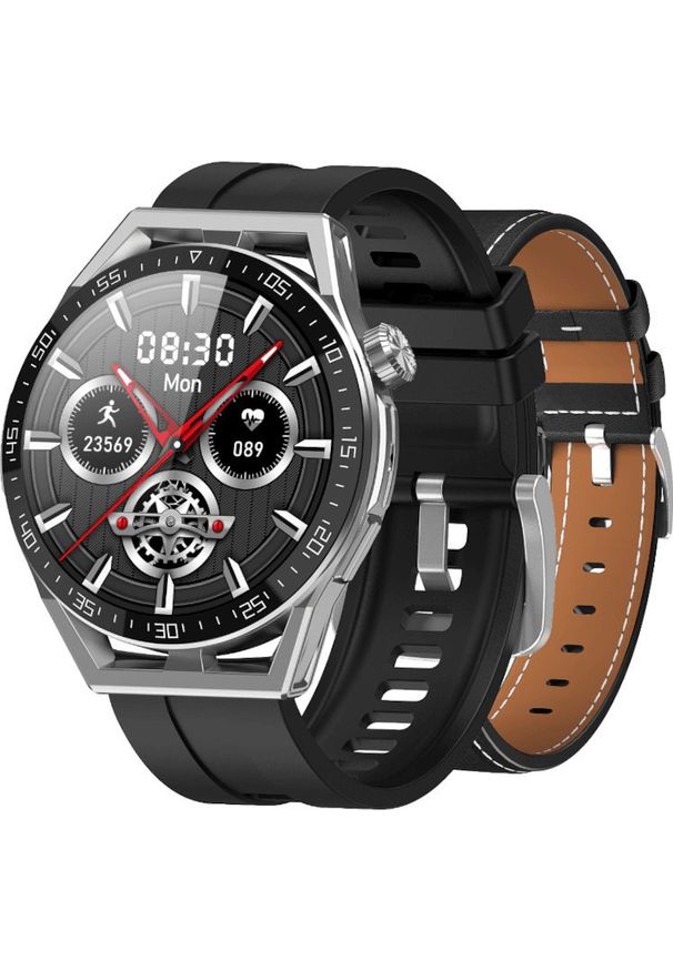 Smartwatch Rubicon RNCE88 Czarny (rubicon_20230116121918). Rodzaj zegarka: smartwatch. Kolor: czarny